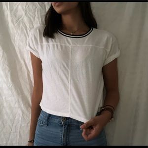 White crop top